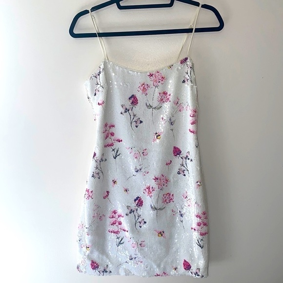 LIKELY Reese Floral Sequin Mini Dress - Picture 7 of 12